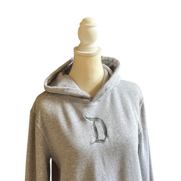 2024 Disneyland Vintage Castle Gray Embroidered Pullover Hoodie Adult S - Picture 2 of 10